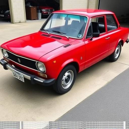 Fiat 147 1980 restaurado em vermelho cereja com interior em bom estado